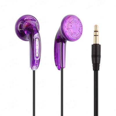 NICEHCK Traceless Earphones Dynamic Driver Wired PET Diaphragm 1DD High Purity Copper Wire Cable Included Calls with Microphone Classic Canal Type