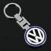 Car Badge Keychain Metal Keyring Holder Pendant for Volkswagen VW SR36 JETTA MK4 PASSAT Polo SCIROCCO Sharan TOURAN T-ROC PQ3