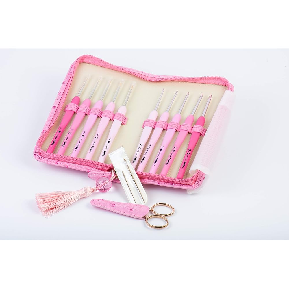 Tulip Etimo Rose Lace Crochet Hook Set-TEL-001e