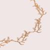 Metal Elegant Ladies Waist Chain With Carved Design For Summer Fashion Accessory