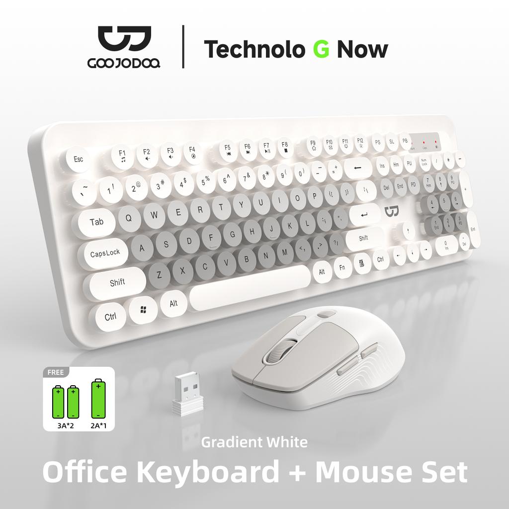 104 Keys Membrane Keyboard Many Kinds of Colorful Lighting LED White Backlit Gaming and Office For Windows and IOS System