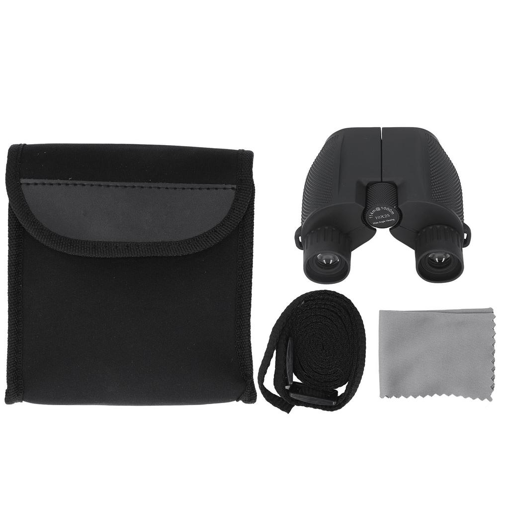 Fernglas-Teleskop, 10 x 25 mm Objektiv, Weitwinkel, wasserdicht, tragbar, für Sport, Wandern