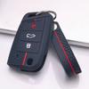 Key Fob Cover for VW Golf Tiguan Passat Polo Octavia A7 Mk7 Mk2 B8 with Keychain Anti-Scratch Surface Shockproof Structure Soft Grip Texture