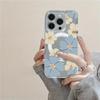 Magnetic Floral iPhone 17 Pro/6/15/13/12/11 Protective Case with Anti-Drop Design