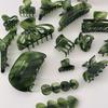 Hochwertige grüne Twill-Acetat-Klammer sanfte Hinterkopf-Haarklammer Bade-Haarklammer Haarnadel Kopfschmuck