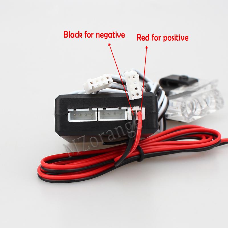 3 LED Car Front Grille Strobe Police Lights Stroboscopes Emergency Warn Lamp 12v 6w Car Flasher Light Cigarette Lighter 2 IN 1