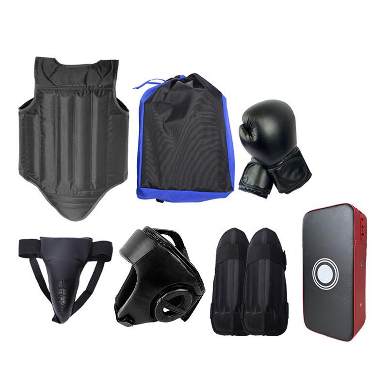 WEZHO Black 6-Piece Martial Arts Protective Gear Set