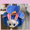 Rabbit Judy Cute Carrot Decoration Plush Backpack With Drawstring Design