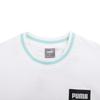 Puma T Shirts Men's White Crew Neck Moderate Straight Fit 845861-02