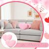New Heart Shape Heart Plush Pillow for Birthday Valentines Day Soft Pillow Home Decorative Pink Color Stuffed Pillow
