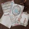Stamperia Journal Collection: 18 Cute & Beautiful Themed Paper Sheets with Decorative Stickers
