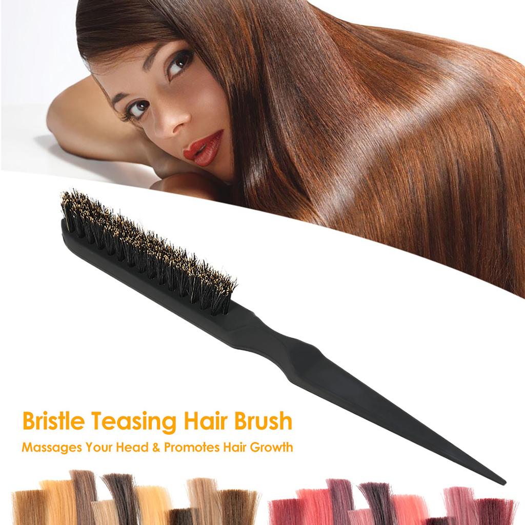 Neckende Haarbürste, Haarkamm, Bürste, Borstenhaar, Haarbürste, Massage-Haarbürste, antistatischer Haarkamm
