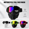 Staubdichte Motorrad-Gesichtsmaske Brille Motocross-Brille Vollgesichts-Schutz Motorrad Dirt Bike Offroad Helm Brille2