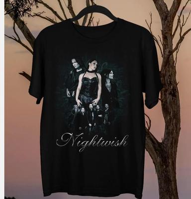 Nightwish T-Shirt Short Sleeve Cotton Black Men All Size S To 5XL Unisex T-Shirt