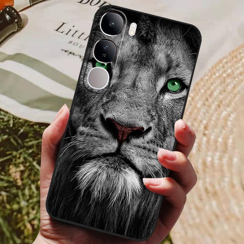 For Vivo V40 Lite 4G 5G V40Lite (IDN) V40E V 40 SE Case Luxury Painted Phone Silicon Back Cover For Vivo Y200 Y300 Cases Shell