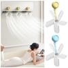 3Pcs Windmill Shaped Air Conditioning Ventilator Wall Mounted Air Conditioner Vent Fan  Office