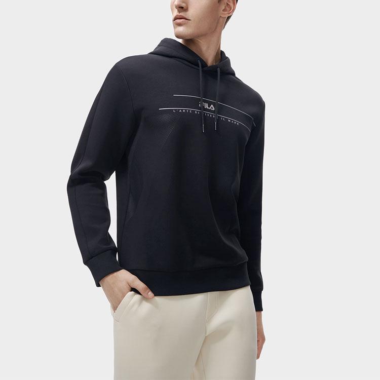 New FILA Sweatshirts Men's Black F11M317201F-BK