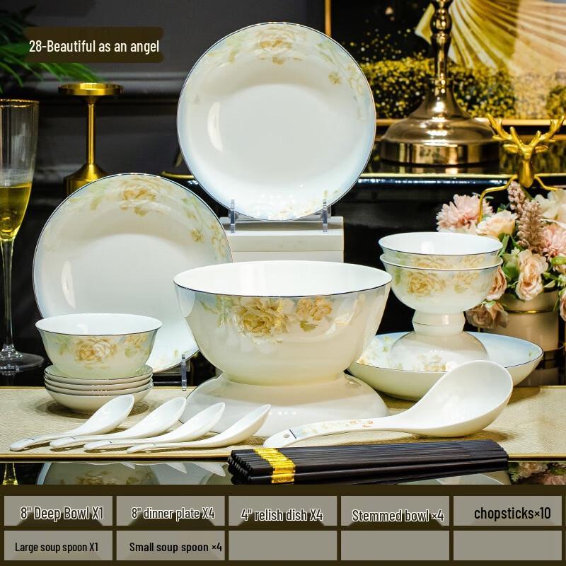 Jingdezhen Ceramic Dinnerware Set