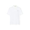 Genius X Palm Angels Collaboration Vintage Logo Design Cotton Short Sleeve Polo Shirt Unisex Polo Shirts White I209L8A00002M3588001