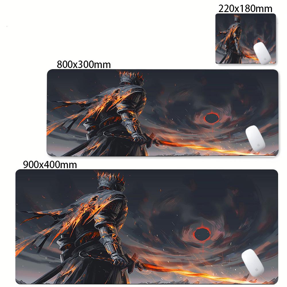 Game Dark Souls 3 Mouse Pad Mouse Pad AntiSlip Rubber Base Extended Desk Mat For Gamers Office Computer Accessories Carpet