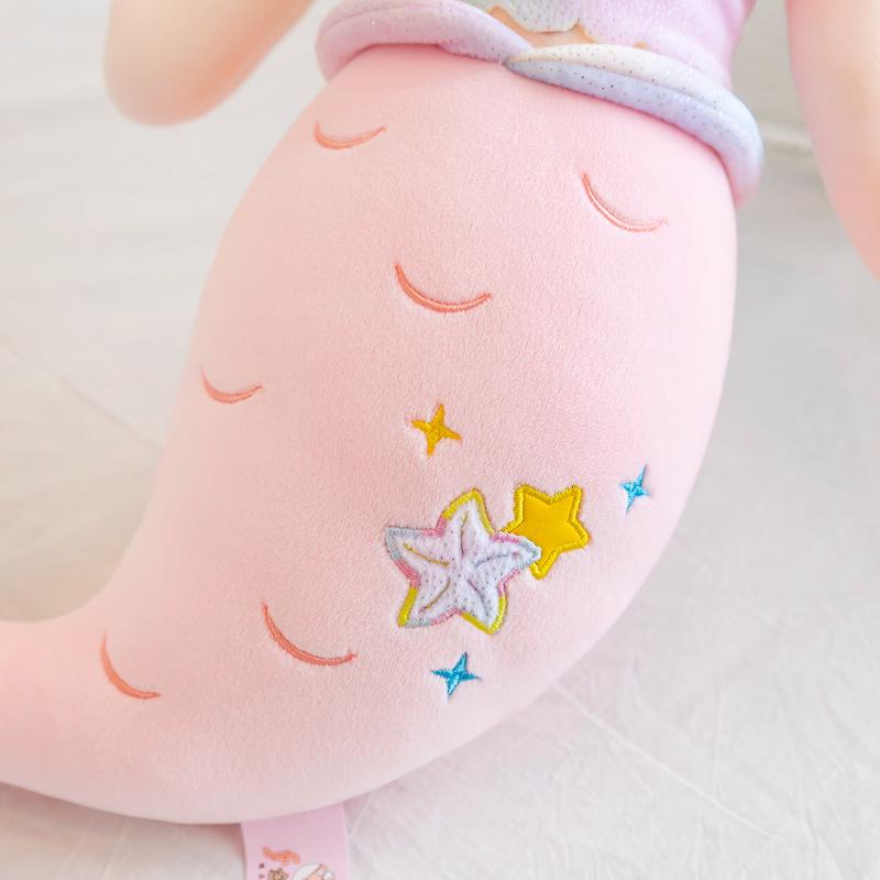 Mermaid Plush Doll Pillow - Aquarium Souvenir & Holiday Gift for Girls