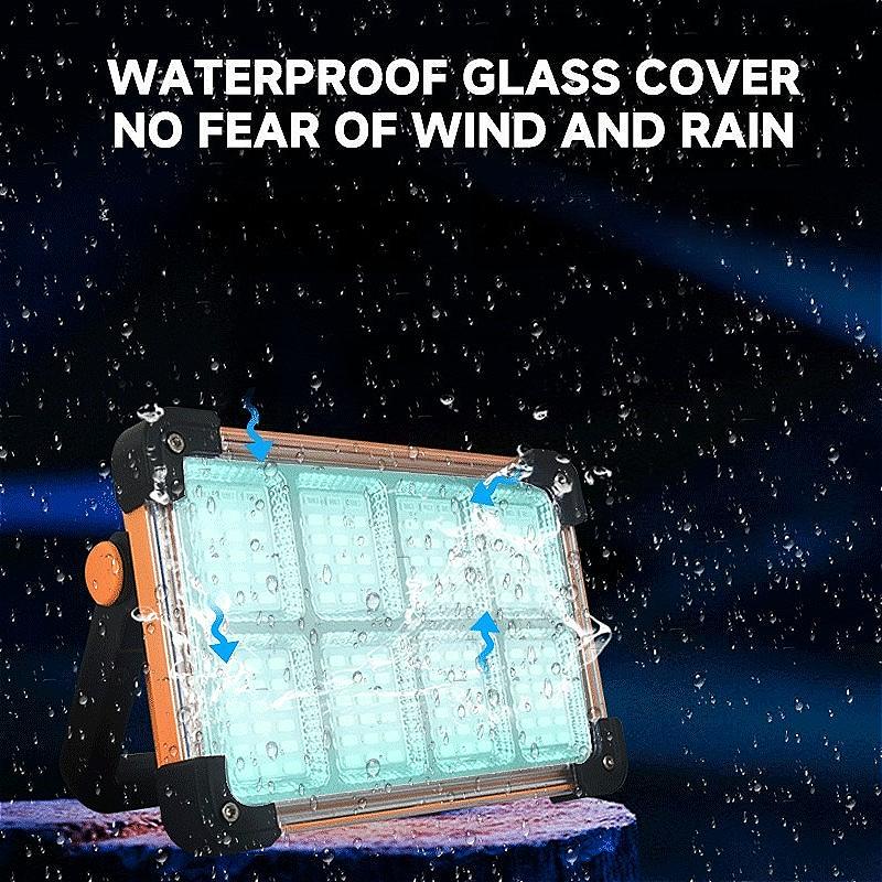 Solar Camping Lantern High Rechargeable LED Tent Light with Magnet Powerful Flashlight Power Bank Repair Portable Emergency Lamp