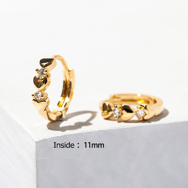 New Fashion Silver Color Geometric Round Hoop Earrings For Women Girls Shiny Rhinestone Delicate Wedding Jewelry Gifts