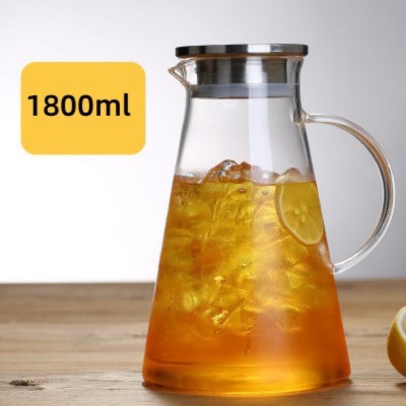 Shangqi Large Capacity Triangular Glass Cold Water Pitcher Set
