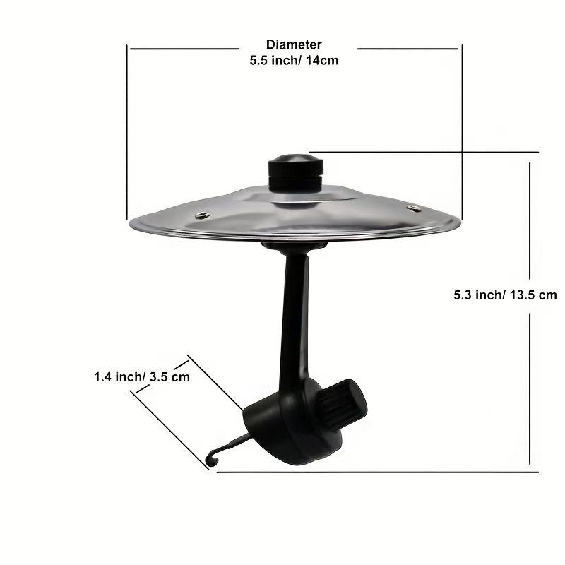 1PC CarCrashCymbal Out of Trend Car Percussion Cymbal Decoration Car Phone Holder