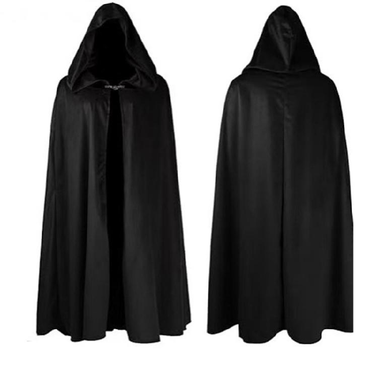 Era Cloak For Adults Winter Outdoor Activities Soft Polyester Cape Quick Fastener Medieval Costume for Halloween Party
