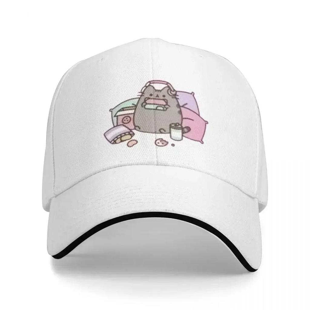 Cute Cat I'm Busy Funny Baseball Cap Vintage All Seasons Travel Adjustable hard hat Men Caps Women's