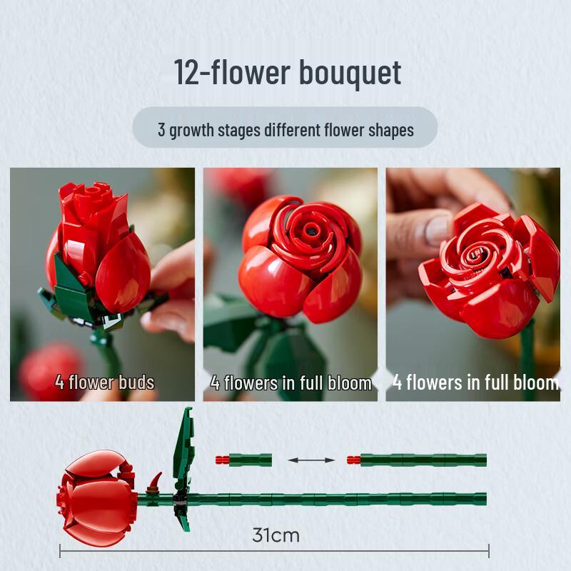 LEGO 10328 Rose Bouquet Building Kit