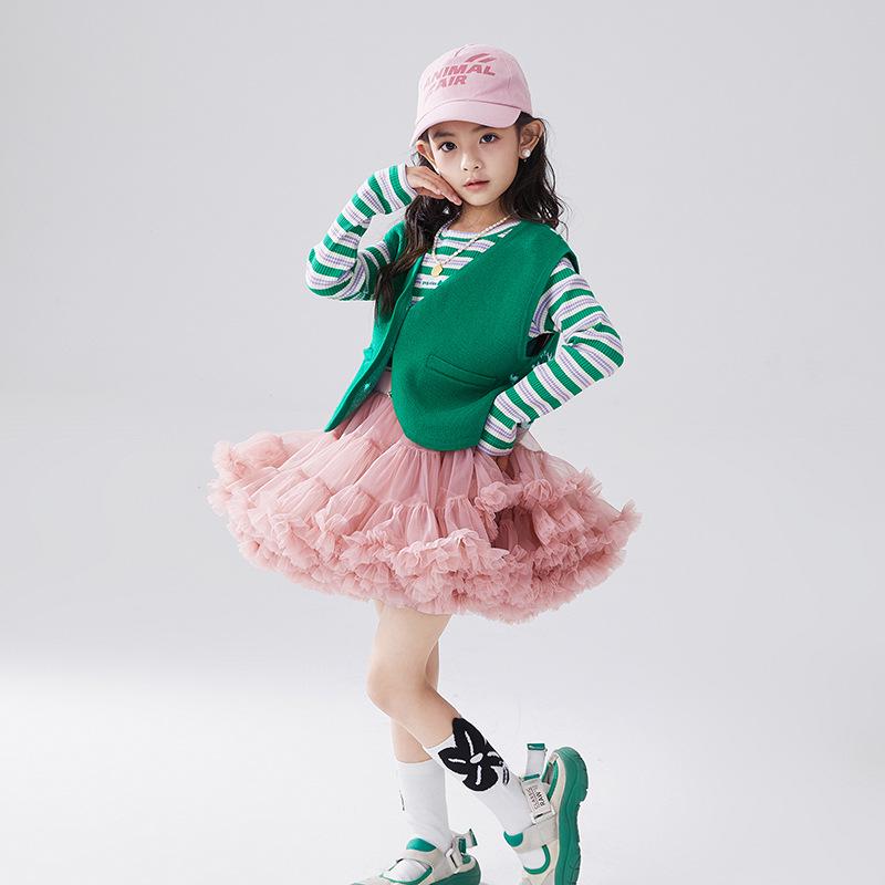 Princess Tutu Skirt for Girls - Fluffy Mesh Christmas Dress