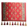 Jacquard Tischläufer Läufer, Vintage Floral Elegant Dekorativ mit Quasten für Esstisch Zuhause Party Dekor Hoch