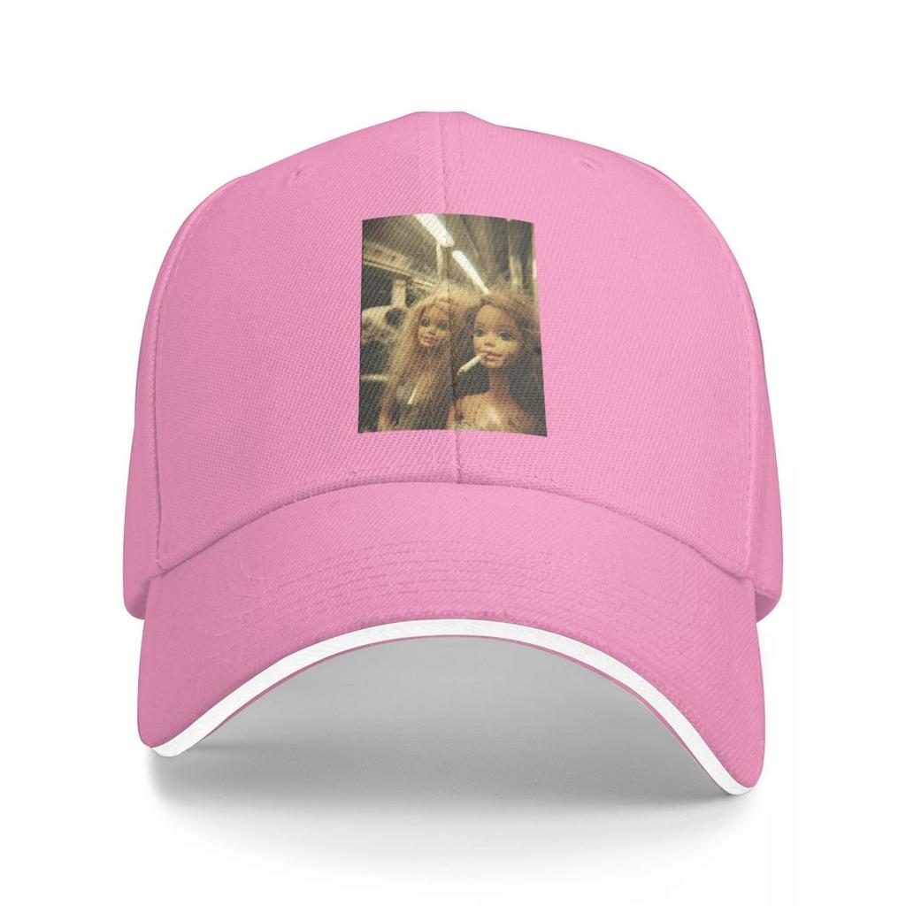 Baseball Caps Funny Disgusting Doll Face Meme Smoking Y2K Sarcastic Casquette Unisex Casual Spring Caps