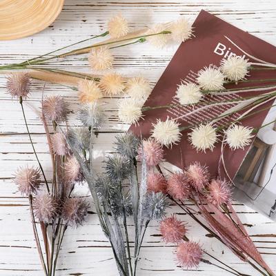 Rose Dandelion Artificial Flower Bouquet for Home Décor & Weddings, MW09107
