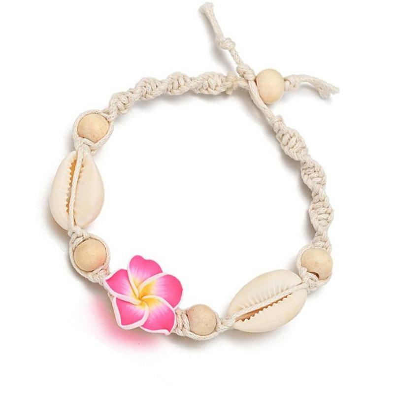 Cheville Bohème Tendance Cheville de Plage Charme Femmes Fleur Chaîne de Pied Accessoires d'Été Bracelet de Plage Pieds Nus Accessoires de Vêtement