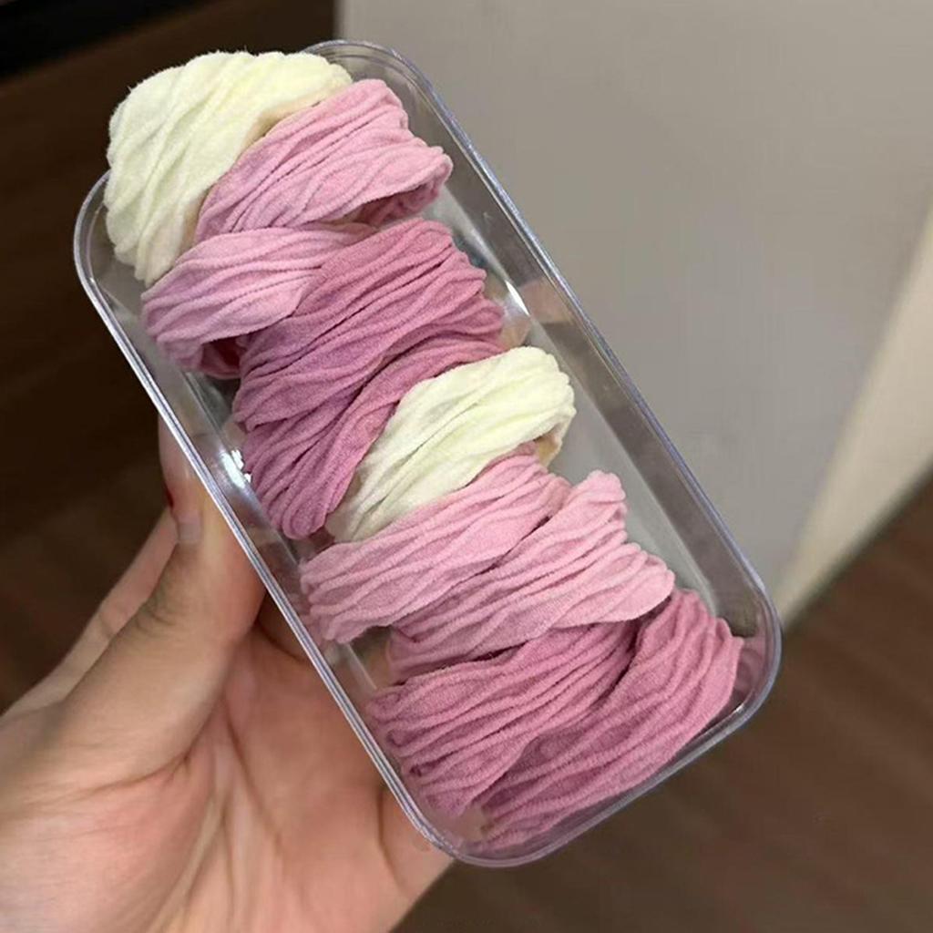 High Elasticity Hair Scrunchies For Women And Kids Soft Anti-Slip Hair Ties For Ponytails Buns Multiple Colors1/2/3 boxes