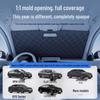 Car Front Windshield Laser Sunshade - Heat Insulation & Light Blocking for Small Cars.