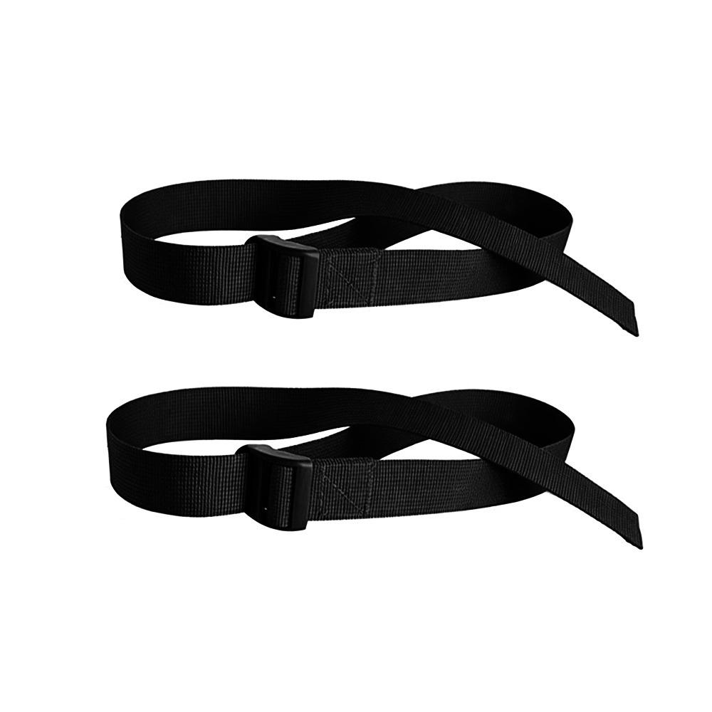 

2pcs Quick Release Rowing Machine Feet Straps Reinforced Rowing Workout Band Gym чорний