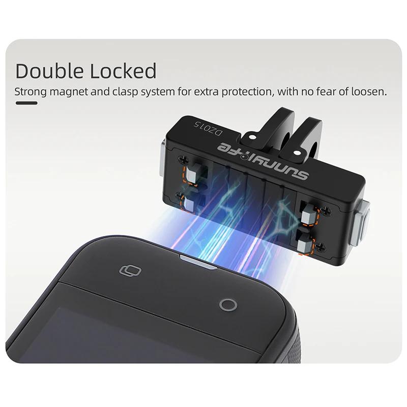 Magnetic Quick Release Mount For Insta360 X5/Ace Pro 2/Ace/Ace Pro Adapter Base Sports Camera Holder Bracket Accessories