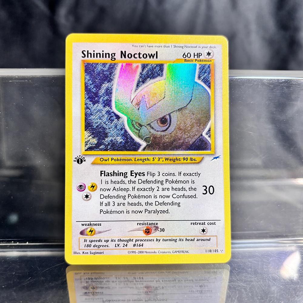 Holografische Spiel-Sammelkarten PTCG Proxy-Karten Glurak Pikachu Mew EX Einzelkarten PKM Folienkarten Gengar VMAX Skyridge (SK)