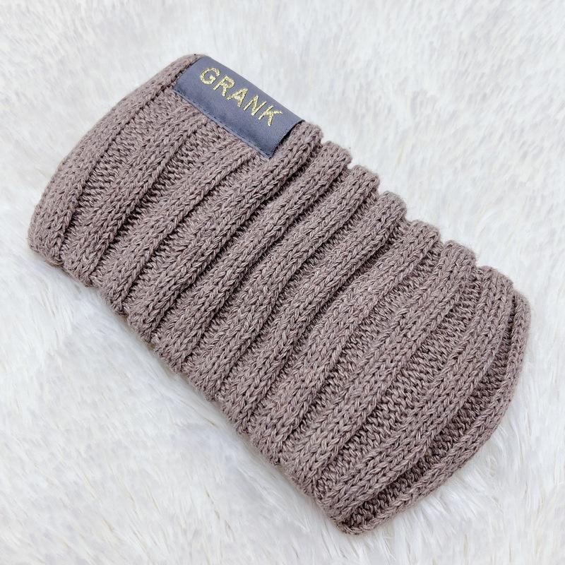 Women Winter Wide Headband Solid Color Knitted Warm Headwrap Girls Punk Elastic Headwear Sports Hair Bands Accessories
