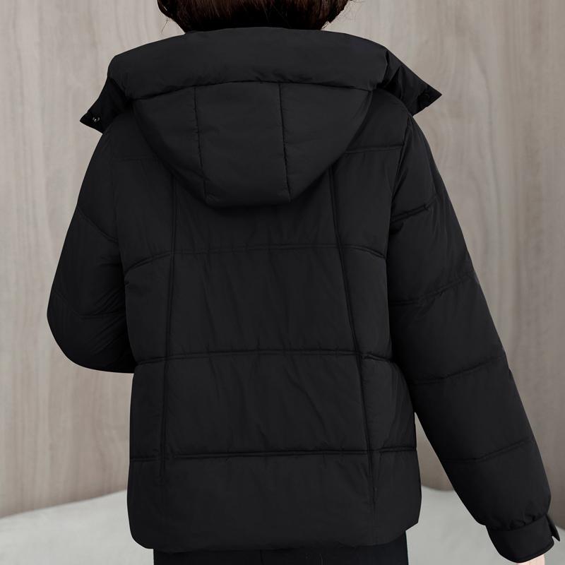 Plus Size L-5XL Middle Age Female Coat Winter Jackets Hooded Loose Thick Warm Women Parkas