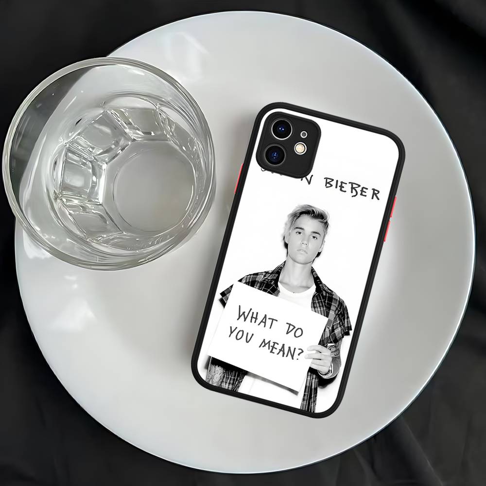 Singer J-Justin B-Bieber Phone Case For IPhone 16 Pro Max Case 11 12 13 14 15 Pro Plus X XS MAX Case Matte Cover