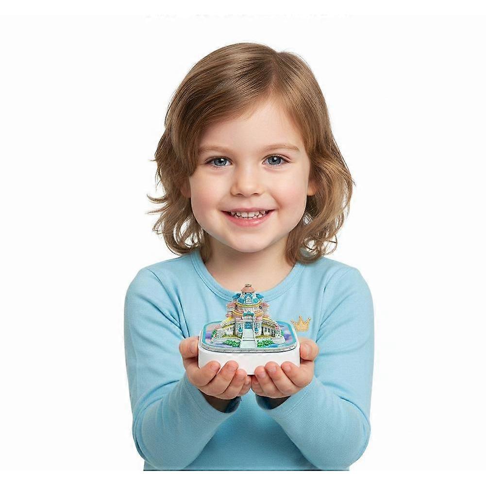 3D Calendar 2026,Timepiece Calendar 3D 2026,Panoramic Paper Carving Art Memo Pad