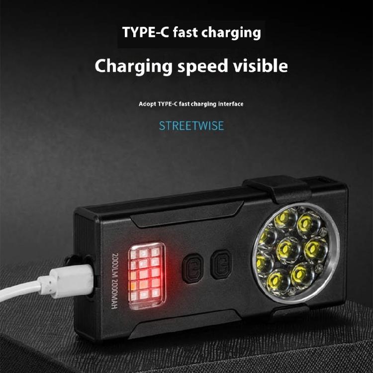 Bright 1000LM Magnetic Flashlight Double Light Sources USB C Rechargeable Work Light For Emergencies