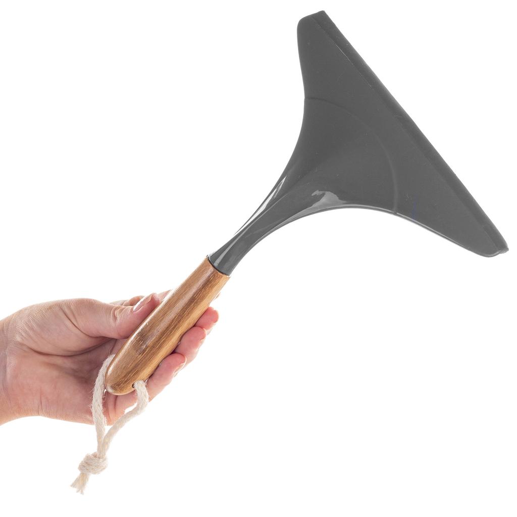 KADAX Ściągaczka Do szyb Okien myjka Do Luster Kabin Prysznicowych Okna szara