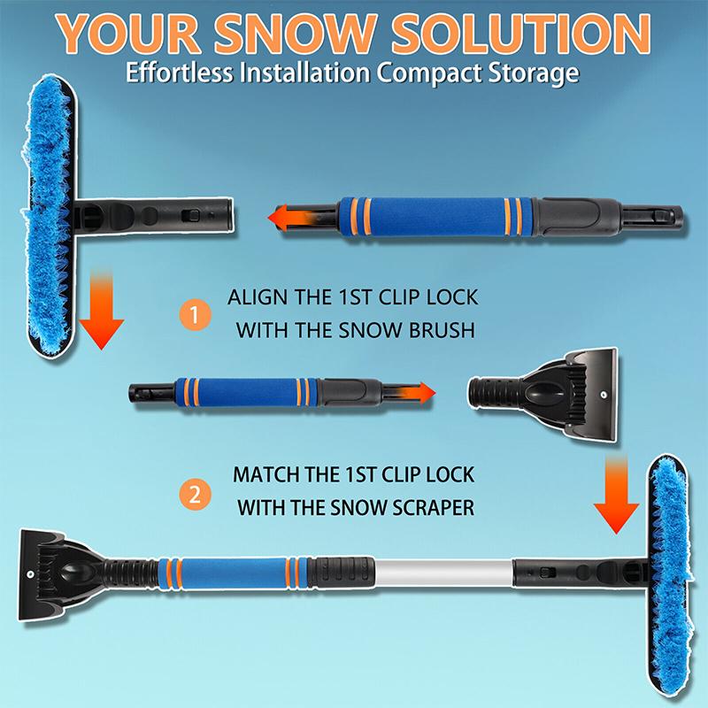 Snow Ice Scraper Snow Brush Shovel Removal Brush Car Vehicle For The Car Windshield Cleaning Scraping Tool Winter Tool