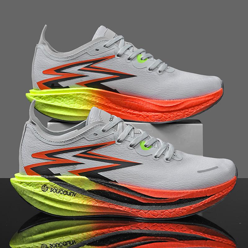 Men's Sports Shoes Carbon Plate Running Shoes Male Marathon Sneakers Racing Shock-absorbing Athletics Training Shoes for Women
